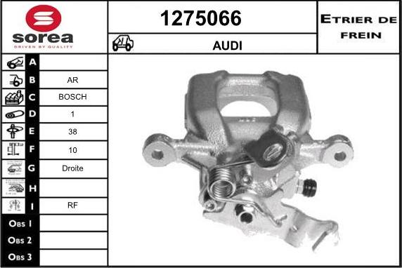 SNRA 1275066 - Тормозной суппорт autospares.lv