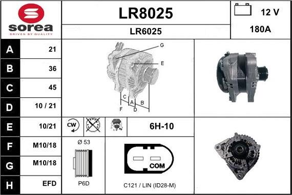 SNRA LR8025 - Генератор autospares.lv