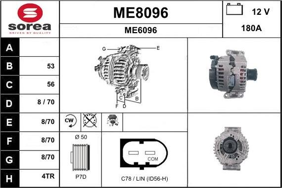 SNRA ME8096 - Генератор autospares.lv