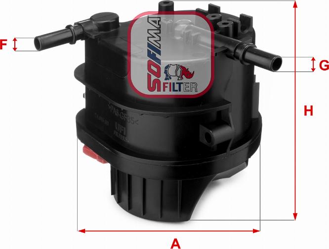 Sofima S 4015 NR - Топливный фильтр autospares.lv