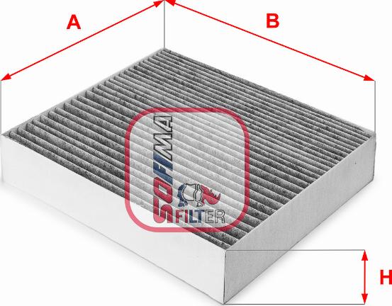 Sofima S 4144 CA - Фильтр воздуха в салоне autospares.lv