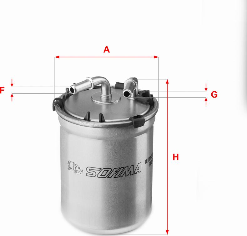 Sofima S 4106 NR - Топливный фильтр autospares.lv