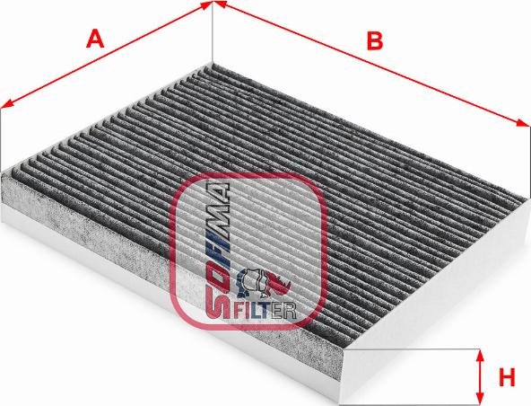 Sofima S 4289 CA - Фильтр воздуха в салоне autospares.lv