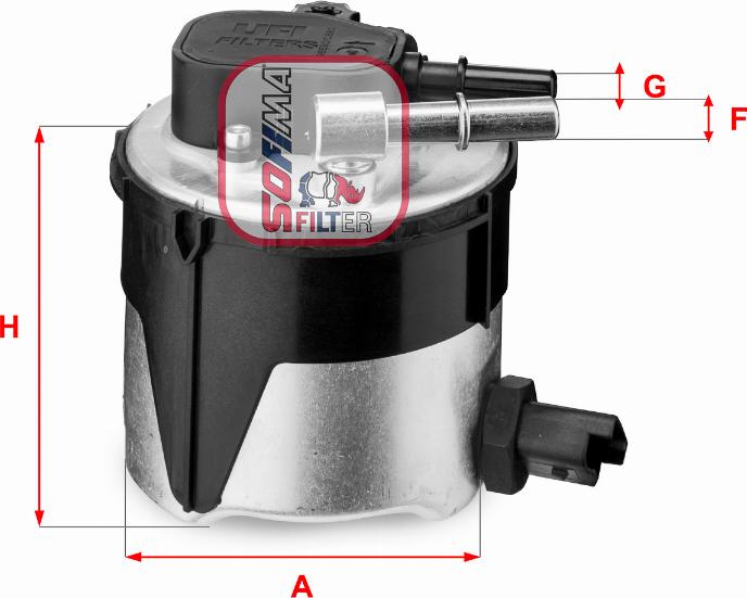 Sofima S 5170 GC - Топливный фильтр autospares.lv