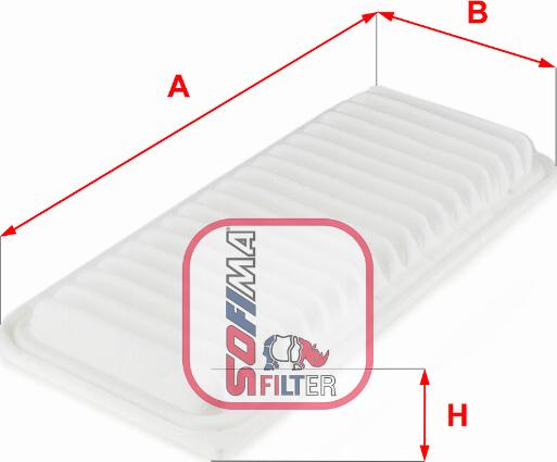 Sofima S 3639 A - Воздушный фильтр, двигатель autospares.lv