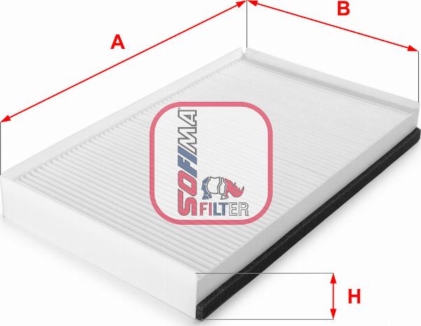 Sofima S 3110 C - Фильтр воздуха в салоне autospares.lv