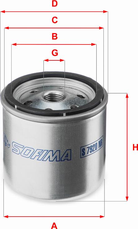 Sofima S 7920 NR - Топливный фильтр autospares.lv