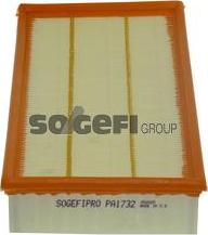 SogefiPro PA1732 - Воздушный фильтр, двигатель autospares.lv