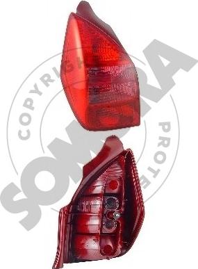 Somora 056072 - Задний фонарь autospares.lv