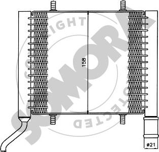 Somora 021340F - Радиатор, охлаждение двигателя autospares.lv