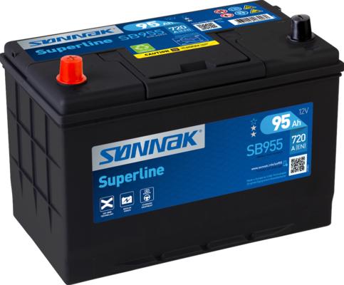 Sonnak SB955 - Стартерная аккумуляторная батарея, АКБ autospares.lv