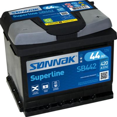 Sonnak SB442 - Стартерная аккумуляторная батарея, АКБ autospares.lv