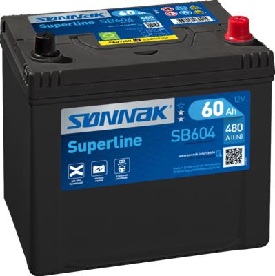 Sonnak SB604 - Стартерная аккумуляторная батарея, АКБ autospares.lv