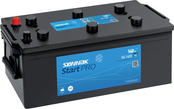 Sonnak SG1403 - Стартерная аккумуляторная батарея, АКБ autospares.lv