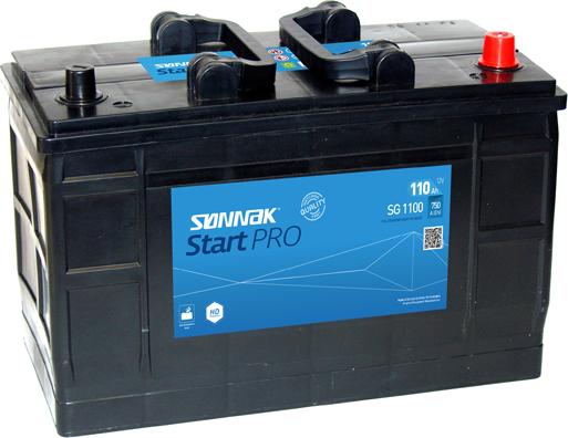 Sonnak SG1100 - Стартерная аккумуляторная батарея, АКБ autospares.lv