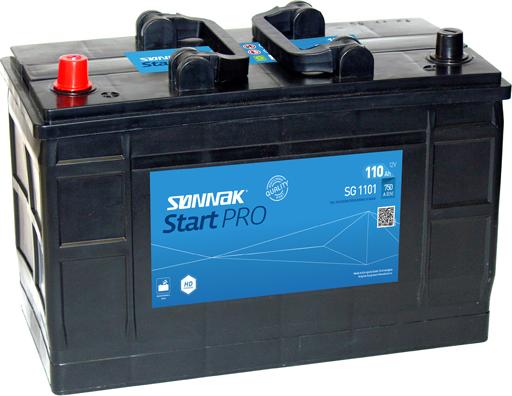 Sonnak SG1101 - Стартерная аккумуляторная батарея, АКБ autospares.lv