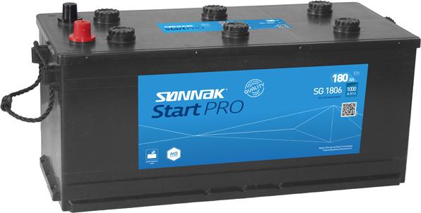 Sonnak SG1806 - Стартерная аккумуляторная батарея, АКБ autospares.lv