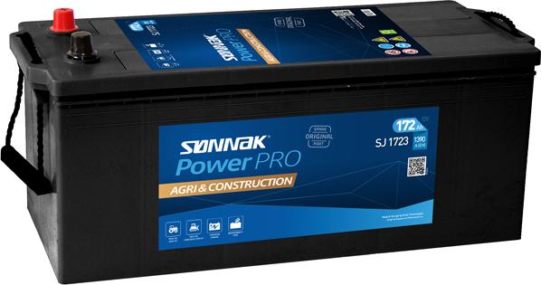 Sonnak SJ1723 - Стартерная аккумуляторная батарея, АКБ autospares.lv