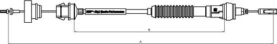 SONOVA CF00576 - Трос, управление сцеплением autospares.lv