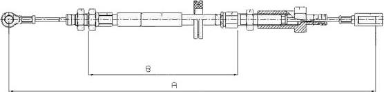 SONOVA CM13960 - Тросик, cтояночный тормоз autospares.lv