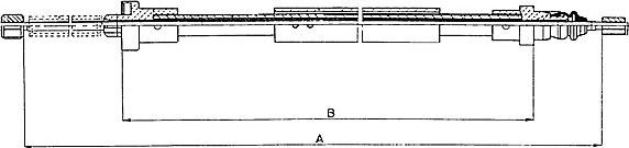 SONOVA CM13160 - Тросик, cтояночный тормоз autospares.lv