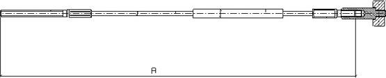 SONOVA CM12450 - Тросик, cтояночный тормоз autospares.lv