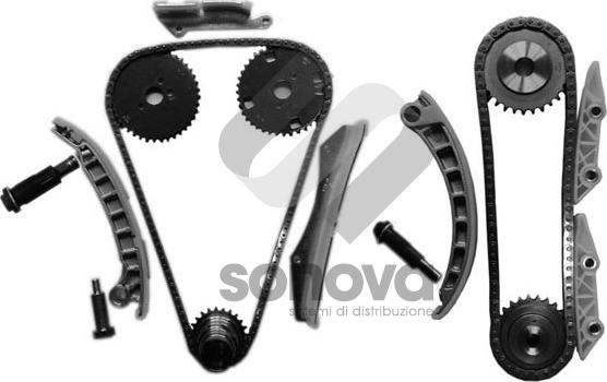 SONOVA MKC00153 - Комплект цепи привода распредвала autospares.lv