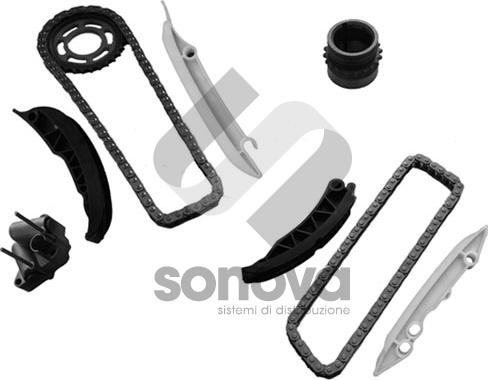 SONOVA MKC00137 - Комплект цепи привода распредвала autospares.lv