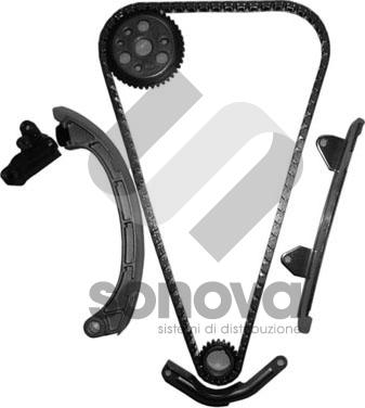 SONOVA MKC00125 - Комплект цепи привода распредвала autospares.lv