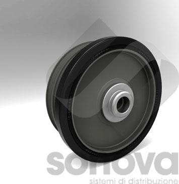 SONOVA MPP00105 - Шкив коленчатого вала autospares.lv