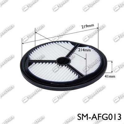 SpeedMate SM-AFG013 - Воздушный фильтр, двигатель autospares.lv