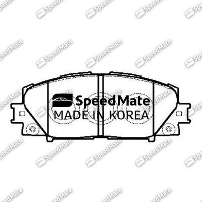 SpeedMate SM-BPJ234 - Тормозные колодки, дисковые, комплект autospares.lv