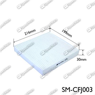 SpeedMate SM-CFJ003 - Фильтр воздуха в салоне autospares.lv