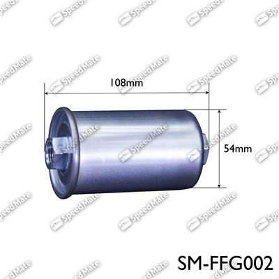 SpeedMate SM-FFG002 - Топливный фильтр autospares.lv