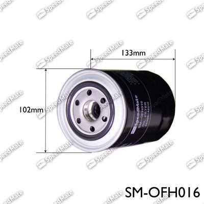 SpeedMate SM-OFH016 - Масляный фильтр autospares.lv