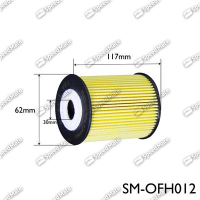 SpeedMate SM-OFH012 - Масляный фильтр autospares.lv