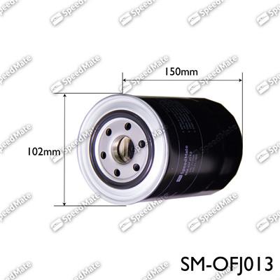 SpeedMate SM-OFJ013 - Масляный фильтр autospares.lv