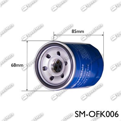 SpeedMate SM-OFK006 - Масляный фильтр autospares.lv