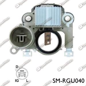 SpeedMate SM-RGU040 - Регулятор напряжения, генератор autospares.lv