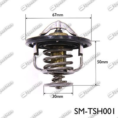 SpeedMate SM-TSH001 - Термостат охлаждающей жидкости / корпус autospares.lv