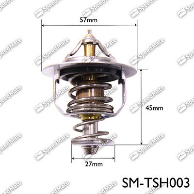 SpeedMate SM-TSH003 - Термостат охлаждающей жидкости / корпус autospares.lv