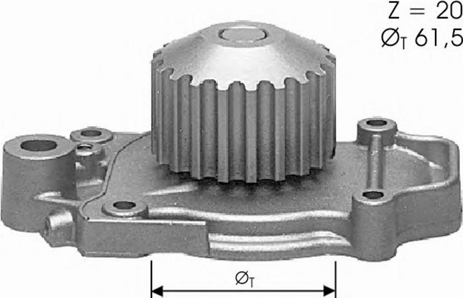 Spidan 91238 - Водяной насос autospares.lv