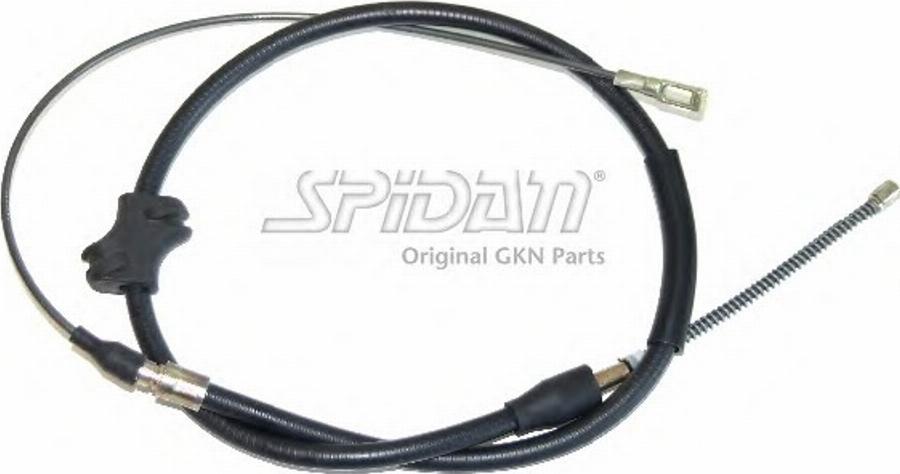 Spidan 41498 - Тросик, cтояночный тормоз autospares.lv