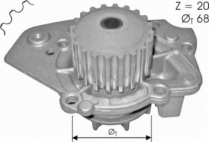 Spidan 60320 - Водяной насос autospares.lv