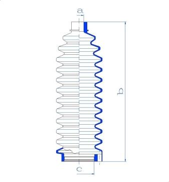 Spidan 84166 - Пыльник, рулевое управление autospares.lv