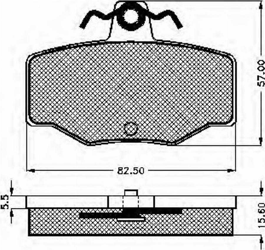 Spidan 30954 - Тормозные колодки, дисковые, комплект autospares.lv