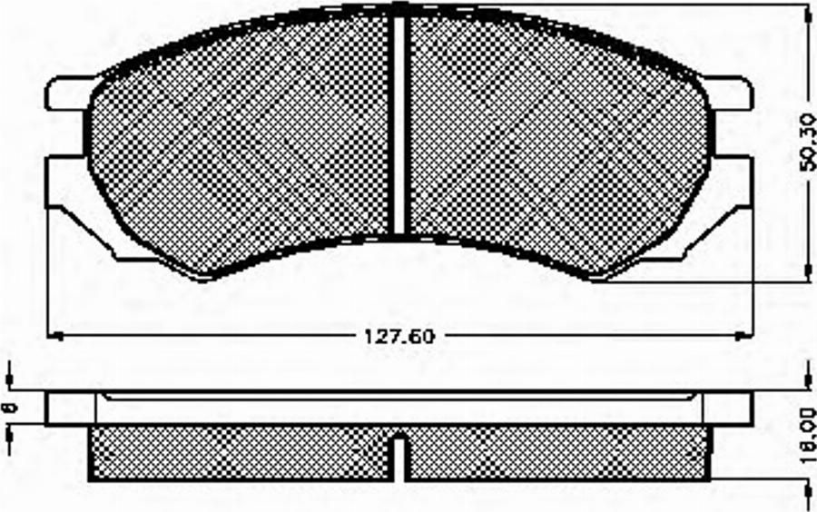 Spidan 30952 - Тормозные колодки, дисковые, комплект autospares.lv