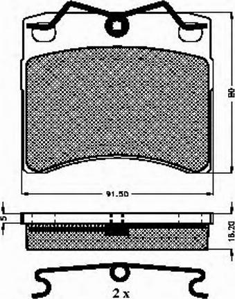 Spidan 30962 - Тормозные колодки, дисковые, комплект autospares.lv