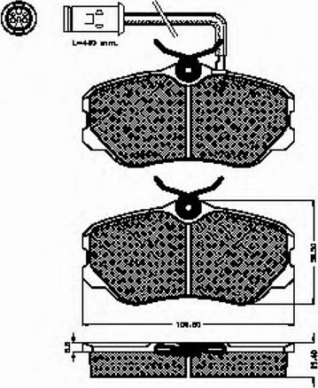 Spidan 30967 - Тормозные колодки, дисковые, комплект autospares.lv