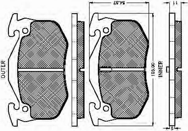 Spidan 30975 - Тормозные колодки, дисковые, комплект autospares.lv